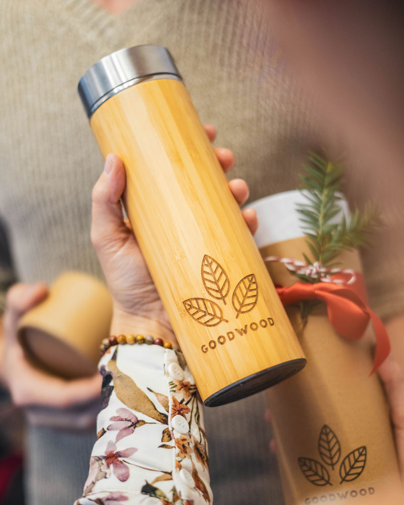 GoodWood Thermo bamboo bottle