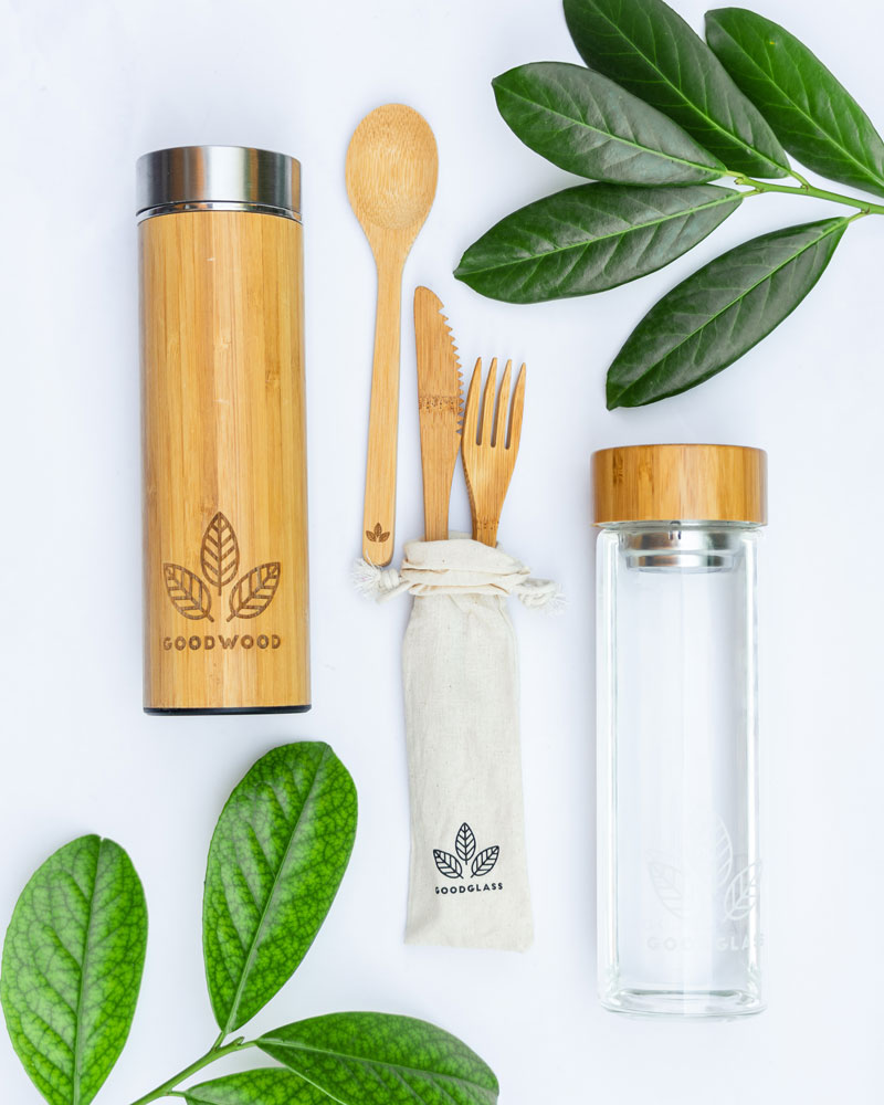 GoodWood Thermo bamboo bottle